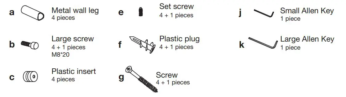 ancona PATIM-01 Comfort 6 Dual Towel Warmer - Parts for Plug-In Wall Mount Installation