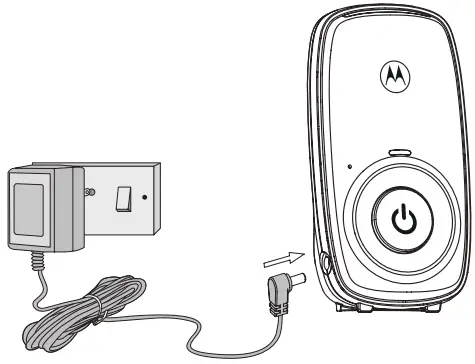 motorola AM21 DECT Audio Baby Monitor - Baby unit power supply