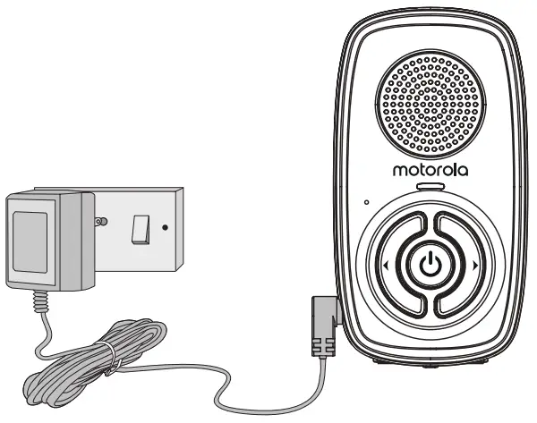 motorola AM21 DECT Audio Baby Monitor - Parent unit power supply