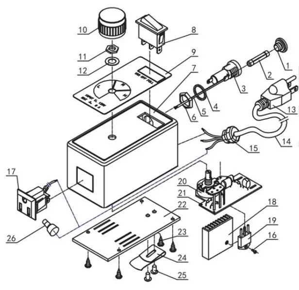 GLOBAL INDUSTRIAL 293163 Variable Speed Control Switch - fig1