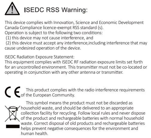 RUNOLIM WH204A Wireless Headphone User Manual - Warranty Information