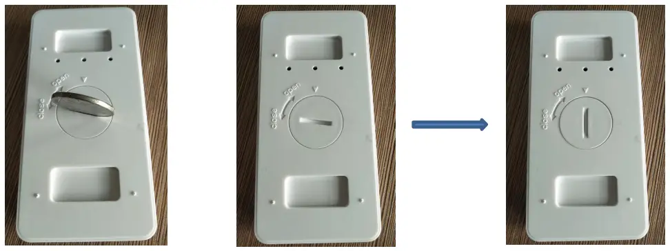Change battery process: