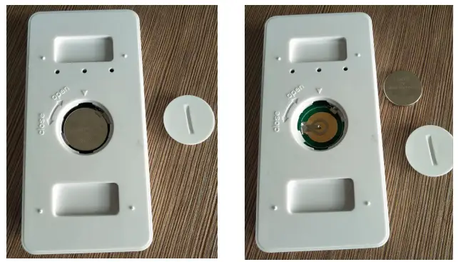 Change battery process: