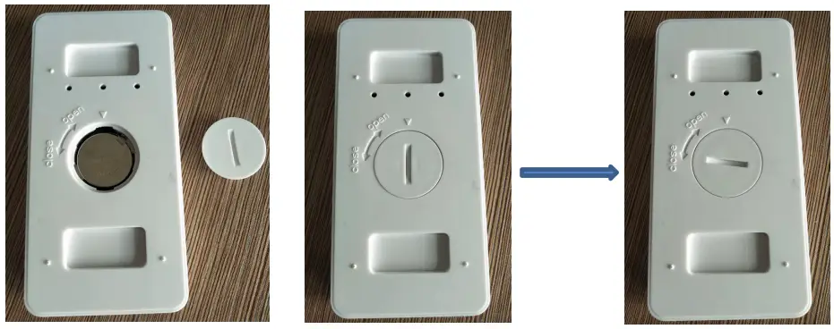Change battery process: