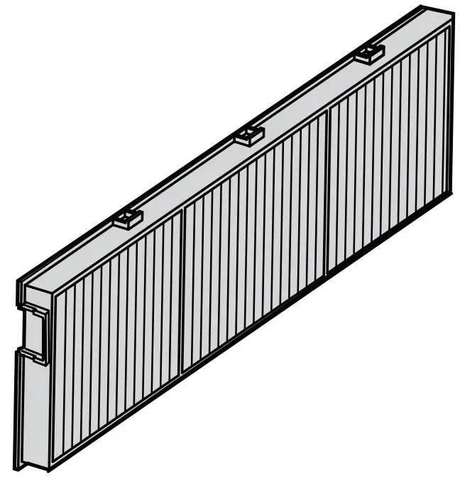 Panasonic ET-RFV300 Replacement Air Filter -