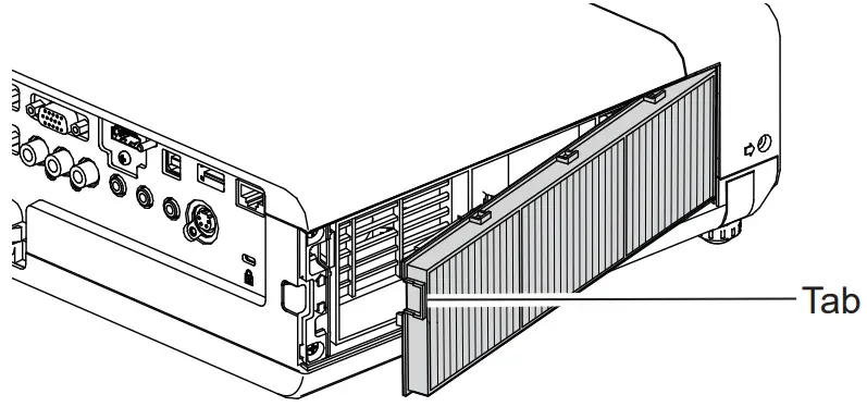 Panasonic ET-RFV300 Replacement Air Filter - fig 2