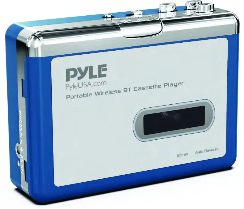 PYLE PCASRSD18BT Portable Wireless BT Cassette Player-
