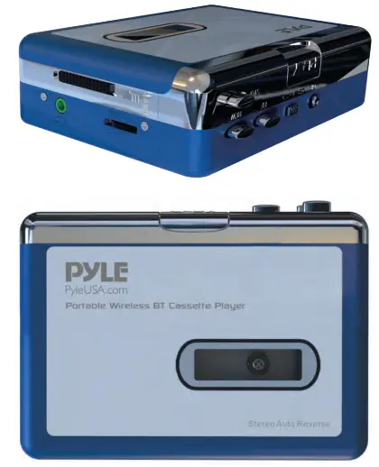 PYLE PCASRSD18BT Portable Wireless BT Cassette Player-ADDITIONAL INSTRUCTIONS FOR WIRELESS BT