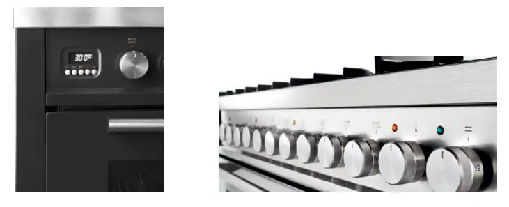 ILVE PD106DWE3 100cm Professional Plus Cooker with 6 Gas Burners - figure 1