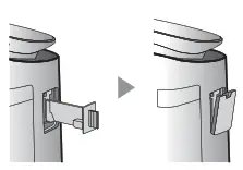 SHARP FP-J80EU Air Purifier With Humidifying Function - 3. Insert the unit holder