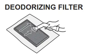 SHARP FP-J80EU Air Purifier With Humidifying Function - DEODORIZING FILTER