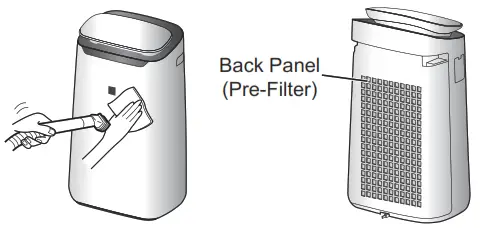 SHARP FP-J80EU Air Purifier With Humidifying Function - MAIN UNIT