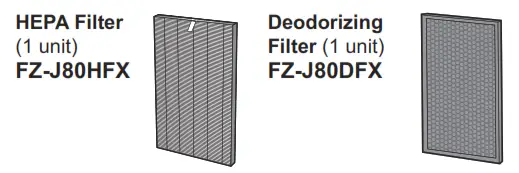 SHARP FP-J80EU Air Purifier With Humidifying Function - REPLACEMENT