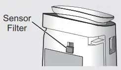 SHARP FP-J80EU Air Purifier With Humidifying Function - Sensor Filter