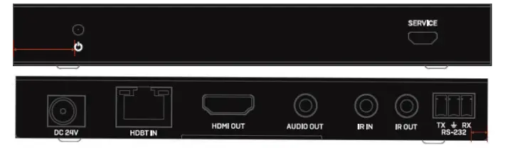 Receiver Front and Rear