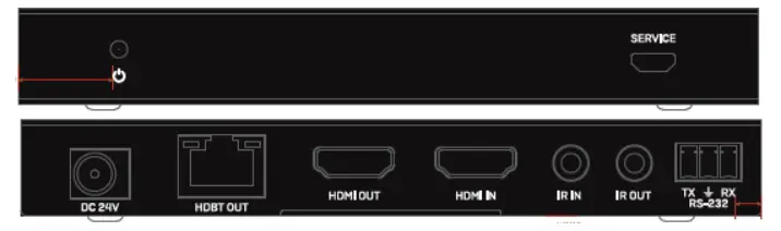 Transmitter Front and Rear