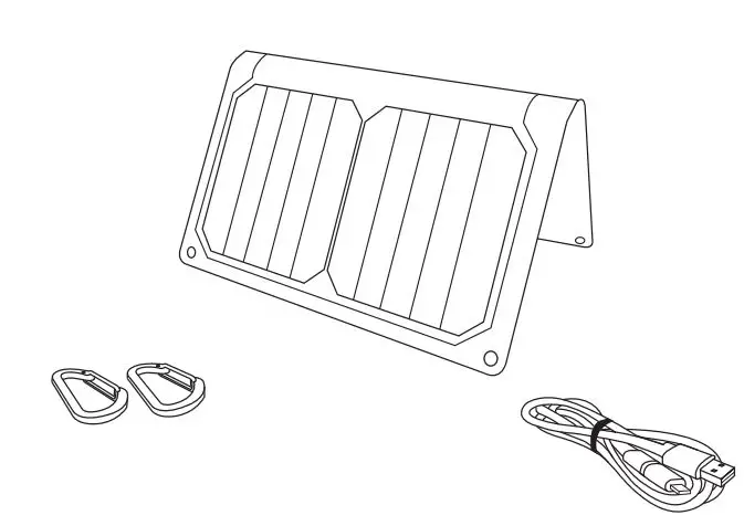 BEAM BMSLR11-1 Outback 11W Solar Panel User Guide - PACK CONTENTS