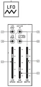 behringer 2600 Semi-Modular Analog Synthesizer with 3 VCOs - Low Frequency Oscillator
