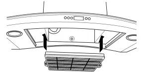 MONOGRAM ZV900SLSS 36-Inch Glass Canopy Chimney Vent Hood - light1