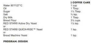 ALMOND-CHERRY COFFEE CAKE DOUGH