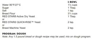 PARTY DIP BREAD BOWL DOUGH