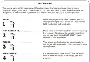 PROGRAM SELECTION FIG 1