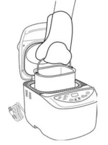 PROGRAMMING THE BREAD MAKER FIG 1