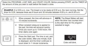 USING THE DELAY TIMER