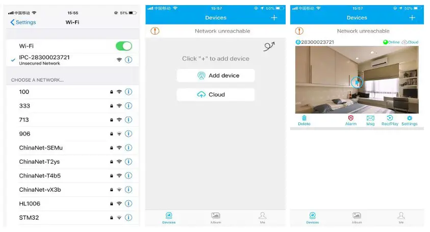 M-MEDIA A10 Mini WiFi HD Hidden Camera - Connection 1