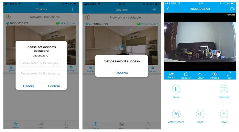 M-MEDIA A10 Mini WiFi HD Hidden Camera - Connection 2