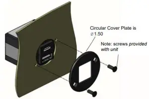 TRUE BLUE POWER 9017899 TA202 Series High Power USB Charging Port - FIG 11