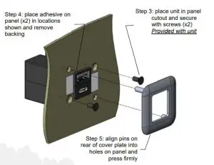 TRUE BLUE POWER 9017899 TA202 Series High Power USB Charging Port - FIG 9