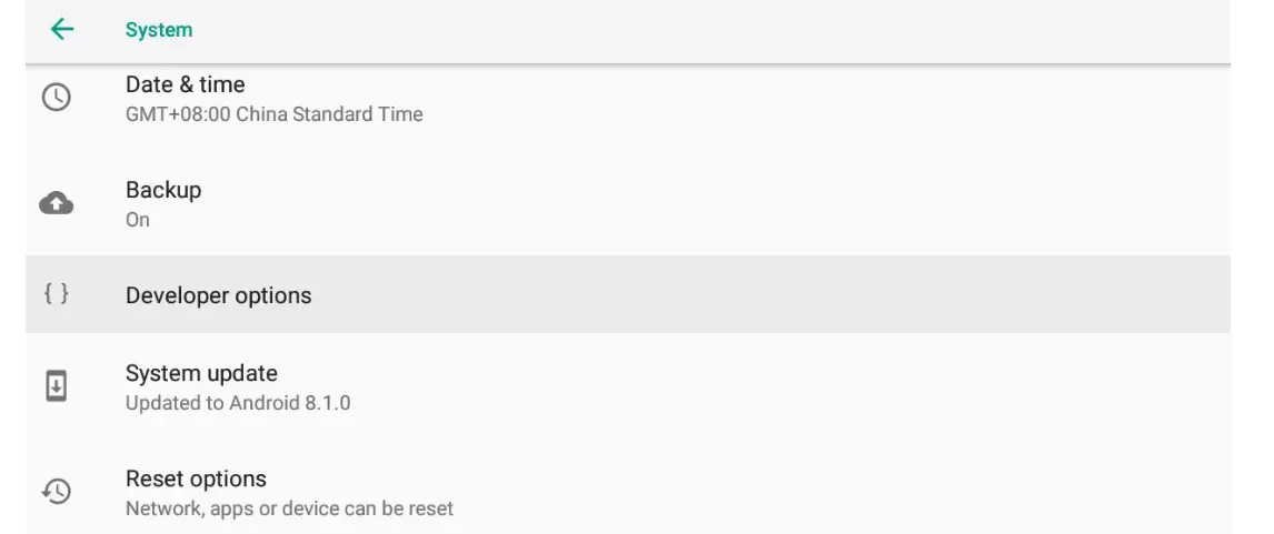 RISU ENHANCEMENT03 Smart Tablet - etting interface 2