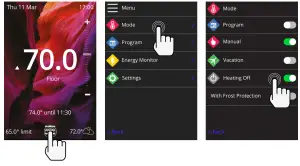 Warmup TM 6iE Smart Wifi Thermostat for Underfloor Heating - ystem 2