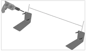 kogan KASBD16CB 2.1ch 160w Dolby Soundbar with Wireless Subwoofer - brackets