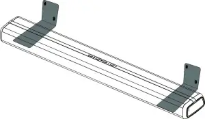 kogan KASBD16CB 2.1ch 160w Dolby Soundbar with Wireless Subwoofer - brackets