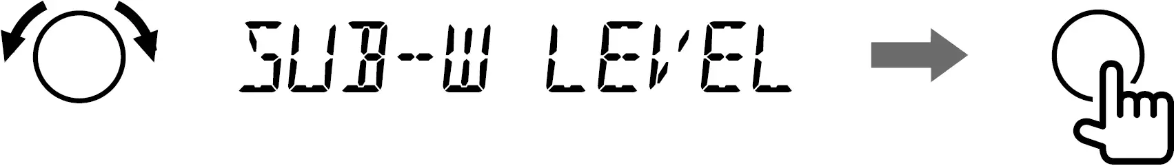 Subwoofer Level Setting 05
