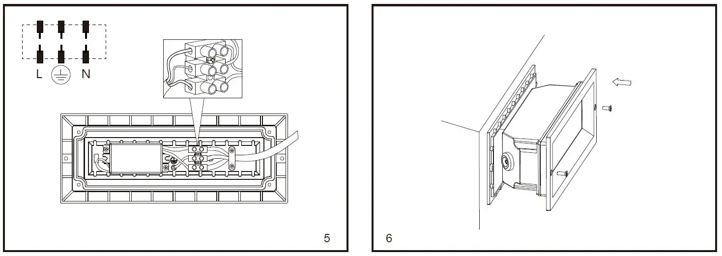 ROBUS RTI1330-25 TIBO 13W LED Brick Light 3000K fig 3