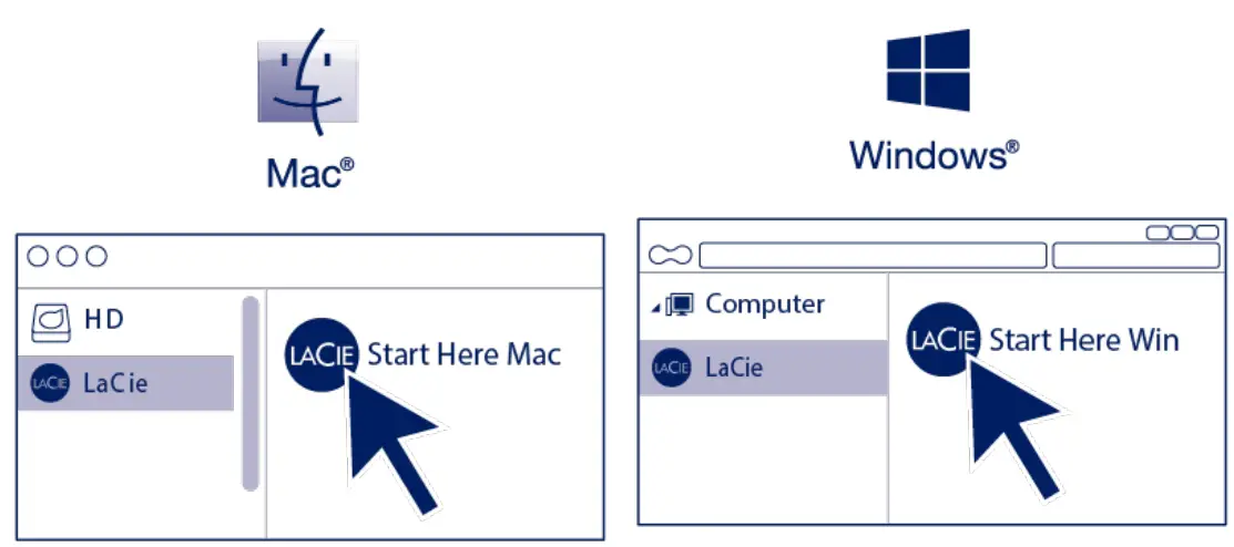 LACIE 2TB USB 3 1 Gen 1 Type C Rugged Secure Portable Hard Drive-hd