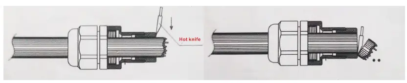 LED LIGHT HUT QJ-FB32RGBWRFDMX 32W RGBW Fiber Light Optics 9