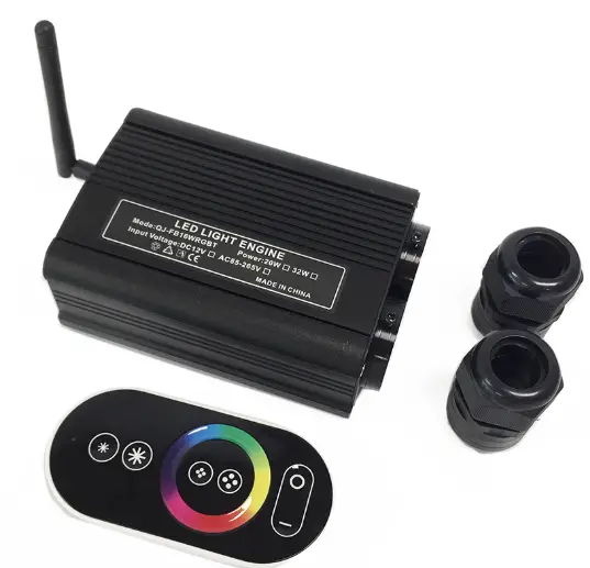 LED LIGHT HUT QJ-FB32RGBWRFDMX 32W RGBW Fiber Light Optics PRO