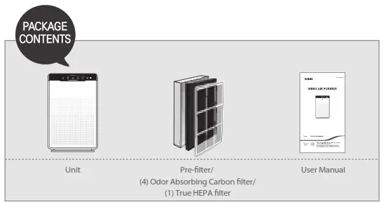 WINIX AZBU330-HWE Zero Air Purifier- 4-STAGE AIR PURIFICATION 2
