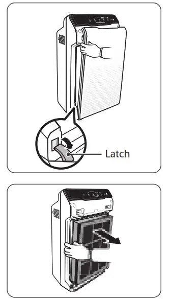 WINIX AZBU330-HWE Zero Air Purifier- INSTALLING FILTERS 2