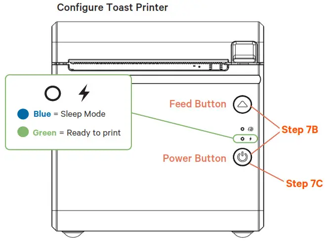 toast TT200B POS System - Configure Toast Printer