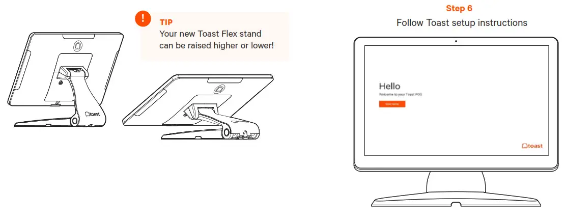 toast TT200B POS System - Toast Printer are set up2