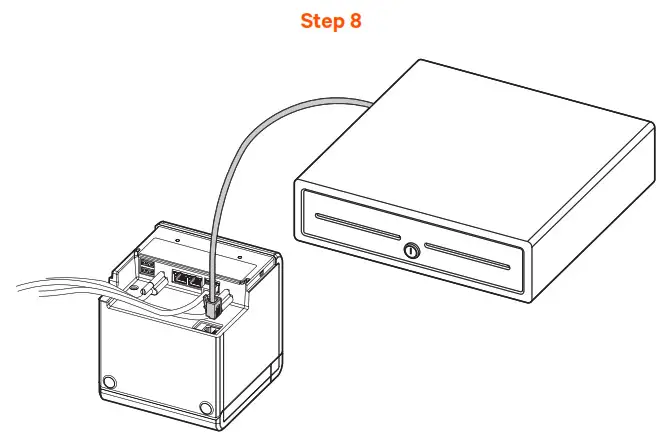 toast TT200B POS System - cash drawer
