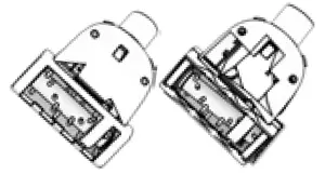 a close up of a logo