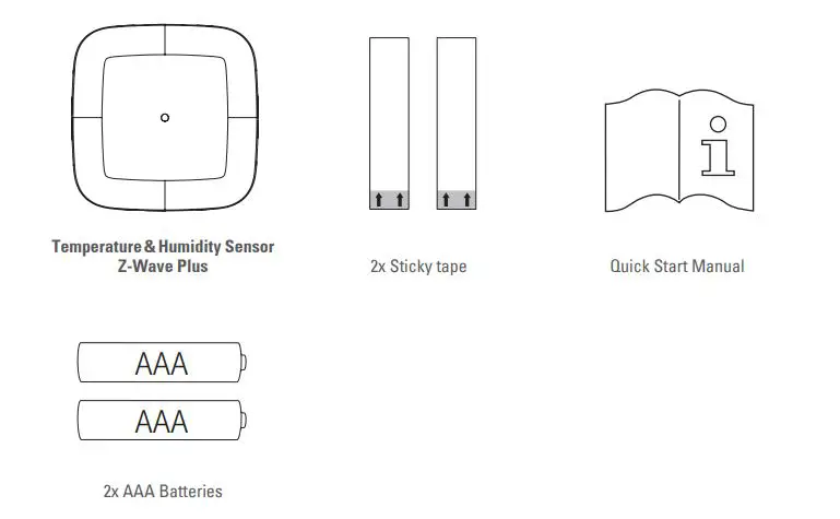 EUROTRONIC 700087 Temperature and Humidity Sensor Z-Wave Plus - overview