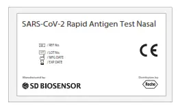 Roche SARS CoV 2 Rapid Antigen Test Nasal - Preparing for a test