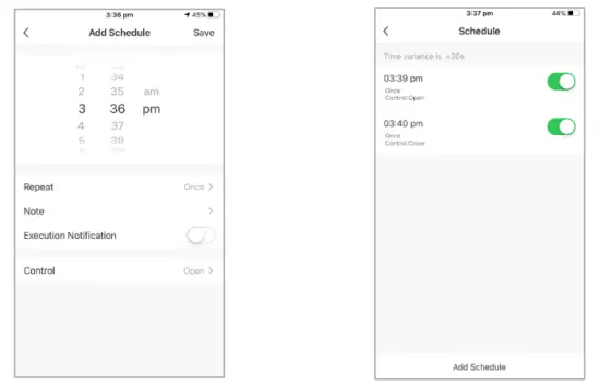 kogan KASMARTBLIB SmartHome Smart Blind Driver - schedule